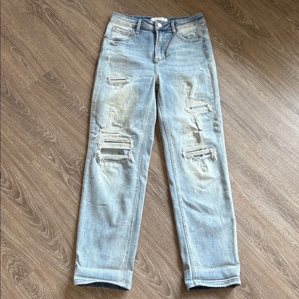 Risen Jeans Light Blue Denim